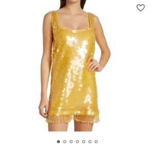 Alexis Gold Sequin Mini Dress